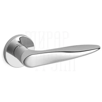 Дверная ручка на розетке Mandelli 'Zoe' 381 хром