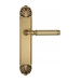 Дверная ручка Venezia 'MOSCA' на планке PL87, французское золото