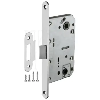 Защелка Ajax (Аякс) врезная PLASTLP96WC-50 сатинированный хром