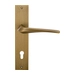 Дверная ручка Extreza Hi-Tech 'GIRA' (Гира) 108 на планке PL11, матовая бронза (cyl)