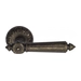 Дверная ручка на розетке Venezia 'CASTELLO' D4, античная бронза