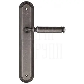 Дверная ручка Fratelli Cattini 'ENCIA' на планке PL288 античное серебро