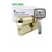 Цилиндровый механизм ключ-ключ Mul-T-Lock (Светофор) MTL800 125 mm (45+10+70), латунь + флажок