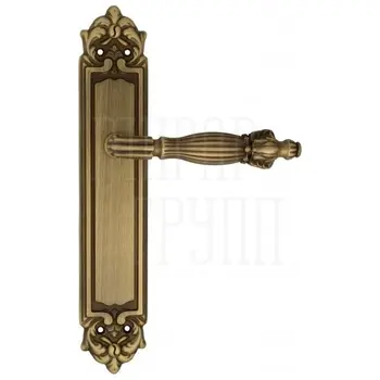 Дверная ручка Venezia 'OLIMPO' на планке PL96 матовая бронза