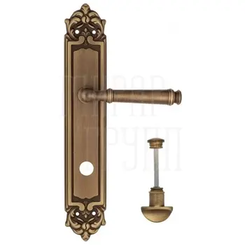 Дверная ручка Fratelli Cattini 'FARFALLA' на планке PL96 матовая бронза (wc-2)