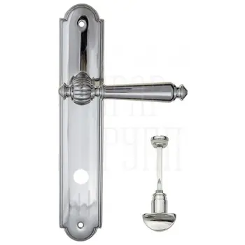 Дверная ручка Fratelli Cattini 'MARANI' на планке PL257 полированный хром (wc-2)