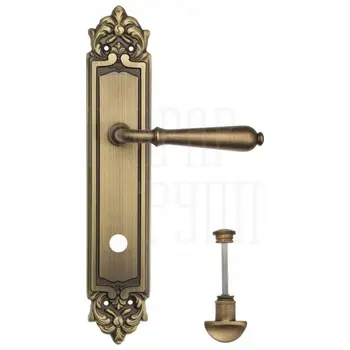 Дверная ручка Venezia 'CLASSIC' на планке PL96 матовая бронза (wc)