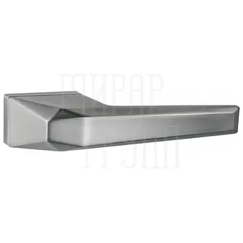 Дверные ручки Renz (Ренц) 'Бавено' INDH 316-01 на прямоуг. розетке суперсатин. хром