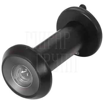 Глазок Fuaro (Фуаро) дверной оптика пластик DV 3/90-50/Z (VIEWER 3 DVZ) матовый черный