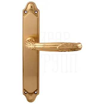 Дверная ручка на планке Melodia 281/158 'Roma' полированная латунь