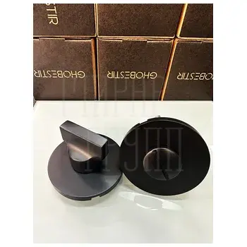 Дверная накладка сантехническая Ghobestir A858-1N черный