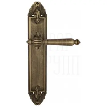Дверная ручка Venezia 'PELLESTRINA' на планке PL90 матовая бронза