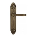 Дверная ручка Venezia "PELLESTRINA" на планке PL90, матовая бронза