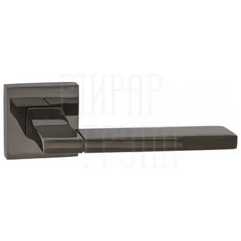 Дверные ручки Puerto (Пуэрто) INAL 524-03 на квадратной розетке черный никель