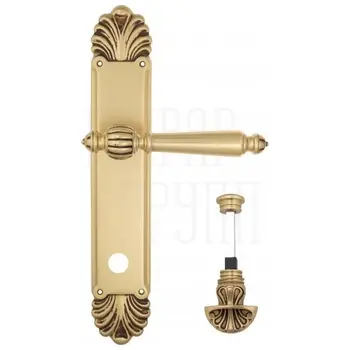 Дверная ручка Venezia 'PELLESTRINA' на планке PL87 французское золото (wc-4)