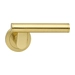 Дверные ручки на розетке Morelli Luxury "Telescope", матовое золото