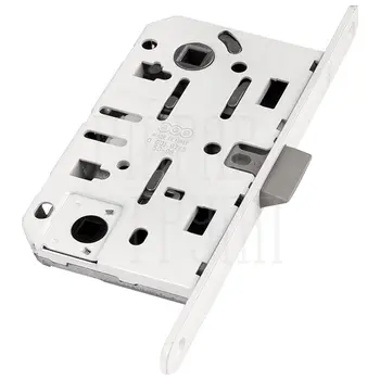 Защелка тихая AGB Mediana Evolution под завертку с отв. пл. крепеж (BOX) белый