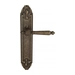 Дверная ручка Venezia "PELLESTRINA" на планке PL90, античная бронза
