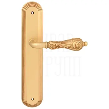 Дверная ручка на планке Melodia 229/235 'Libra' французское золото