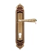 Дверная ручка Extreza "PETRA" (Петра) 304 на планке PL02, матовая бронза (cyl)