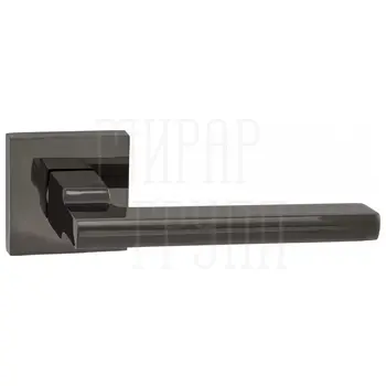 Дверные ручки Puerto (Пуэрто) INAL 514-03 на квадратной розетке черный никель
