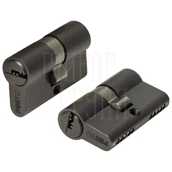 Цилиндровый Punto (Пунто) MaxPro7000Key 52mm (21+10+21) хром 7key матовый черный