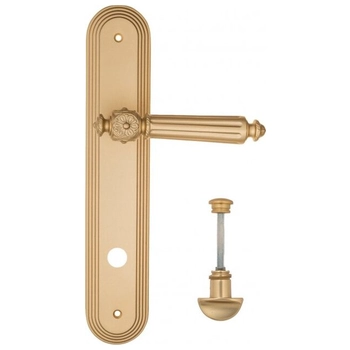 Дверная ручка Fratelli Cattini 'TORCELLO' на планке PL288 матовая латунь (wc-2)