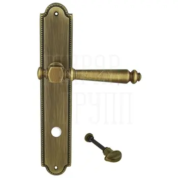 Дверная ручка Extreza 'VERONIKA' (Вероника) 325 на планке PL03 матовая бронза (wc)