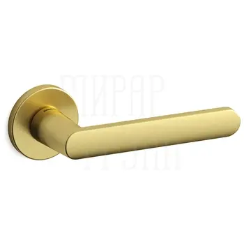 Дверная ручка на розетке Mandelli 'Zante' 1301 матовое золото