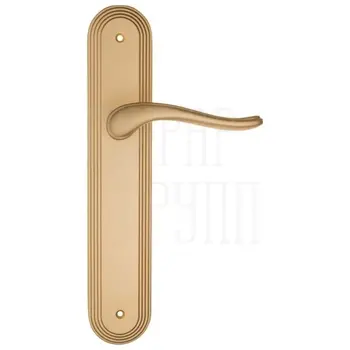 Дверная ручка Fratelli Cattini 'LAVERA' на планке PL288 матовая латунь