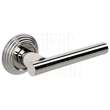 Дверная ручка Extreza CLASSIC 'PIVOT' 132 на круглом основании R05 никель