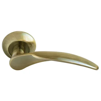 Дверная ручка на круглой розетке RUCETTI RAP 5