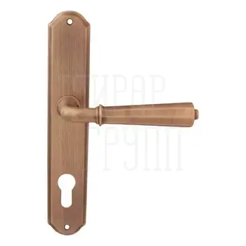 Дверная ручка на планке Melodia 424/131 'Denver' матовая бронза (cyl)