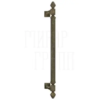 Ручка дверная скоба Extreza 'IMPERO' (Имперо) 600 мм (470 мм) античная бронза