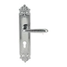 Дверная ручка Extreza 'VIGO' (Виго) 324 на планке PL02, полированный хром (cyl)