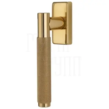 Ручка оконная Extreza Hi-Tech 'TUBA' (Туба) 126 HW полированное золото