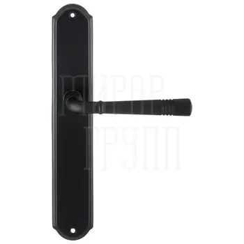 Дверная ручка Extreza 'GUSTO' (Густо) 334 на планке PL01 черный (key)