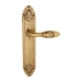 Дверная ручка Venezia "CASANOVA" на планке PL90, французское золото