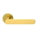 Дверные ручки на розетке Morelli Luxury 'Le Boat Hm', матовое золото
