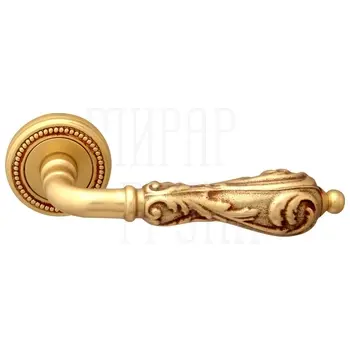 Дверная ручка на розетке Melodia 229 L 'Libra' французское золото