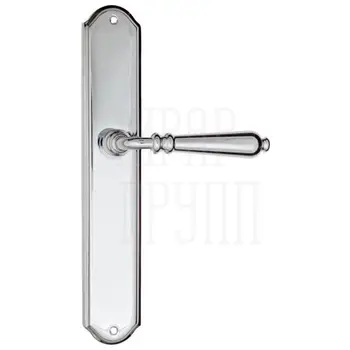 Дверная ручка Fratelli Cattini 'NAPOLI' на планке PL02 полированный хром