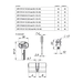 Цилиндровый механизм Mottura (Моттура) с вертушкой DPC1F3131 S3 (62 мм/26+10+26) САТИН.НИКЕЛЬ 5+1 кл., упаковка