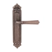 Дверная ручка на планке Melodia 424/229 'Denver', античное серебро