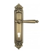 Дверная ручка Venezia "PELLESTRINA" на планке PL96, матовая бронза (cyl)