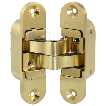 Петля Armadillo (Армадилло) скрытой установки U3D6200L левая (Architect 3D-ACH 60) 60 кг матовое золото