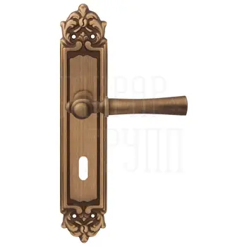 Дверная ручка на планке Melodia 283/229 'Carlo' матовая бронза (key)