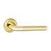 Дверная ручка Punto (Пунто) на круглой розетке "REX" TL, матовое золото + золото