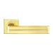 Дверные ручки на розетке Morelli Luxury 'Diadema', матовое золото