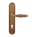 Дверная ручка на планке Melodia 404/235 "Siena", матовая бронза (cyl)