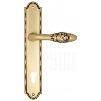 Дверная ручка Venezia 'CASANOVA' на планке PL98 французское золото (cyl)